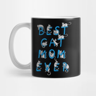 Dramabite Best Cat Mom Ever Cat Owner Gift Kitty Cats Funny Cute Mug